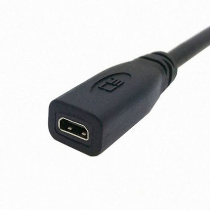 20cm Micro HDMI socket Female to HDMI Male adapter Cable for Tablet Cell Phone HD-026-AMDF