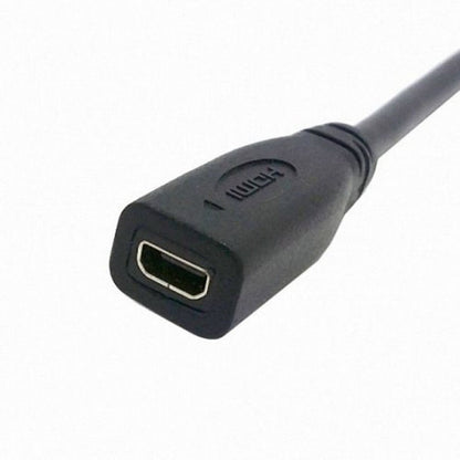20cm Micro HDMI socket Female to HDMI Male adapter Cable for Tablet Cell Phone HD-026-AMDF