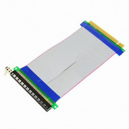 PCI-E Express 16X to 16x Male to Female Riser Extender Card Ribbon Cable 20cm EP-075