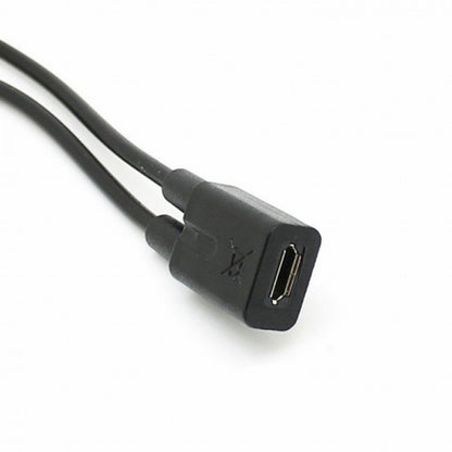 Micro USB Female to 2 Micro USB Male Splitter extension charge cable for Galaxy S5 i9600 S4 I9500 Note2 N7100 S3 I9300 S2 9100 U2-110