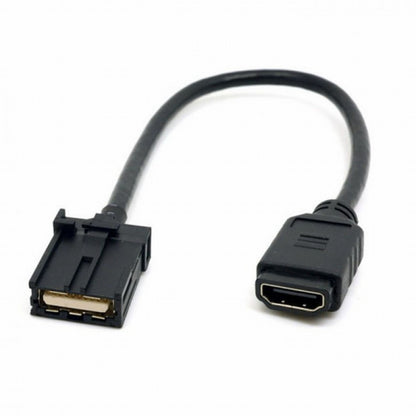 High Speed HDMI 1.4 Type E Male to Type A Female Video Audio Cable 0.3m Automotive Connection System Grade Connector HD-102