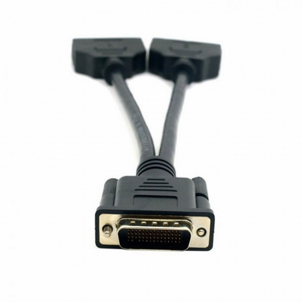 DMS-59pin Male to Dual DVI 24+5 Female Female Splitter Extension Cable for Graphics Cards Monitor DB-033