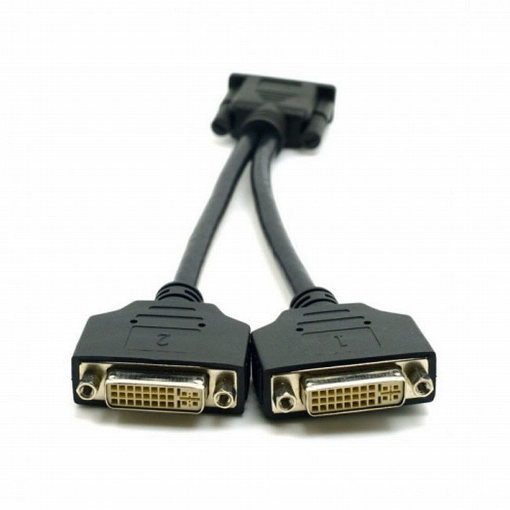DMS-59pin Male to Dual DVI 24+5 Female Female Splitter Extension Cable for Graphics Cards Monitor DB-033