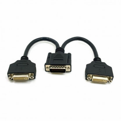 DMS-59pin Male to Dual DVI 24+5 Female Female Splitter Extension Cable for Graphics Cards Monitor DB-033