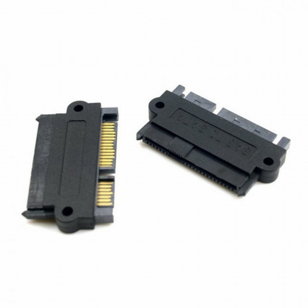 SFF-8482 SAS 22 Pin to 7 Pin + 15 Pin SATA Hard Disk Drive Raid Adapter with 15 Pin Power Port SF-092