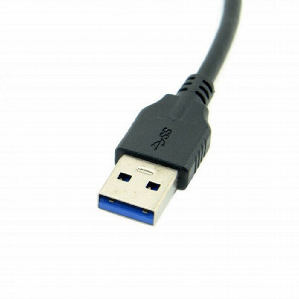 90 Degree Right Angled USB 3.0 A Type Male to Straight A Type Male Data Cable 40cm U3-069-RI