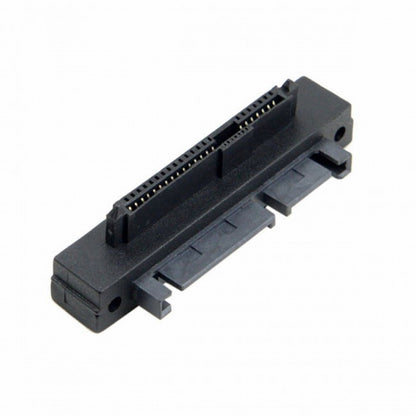 Right Angled 90 Degree SFF-8482 SAS 22 Pin to 7 Pin + 15 Pin SATA Hard Disk Drive Raid Adapter SF-095