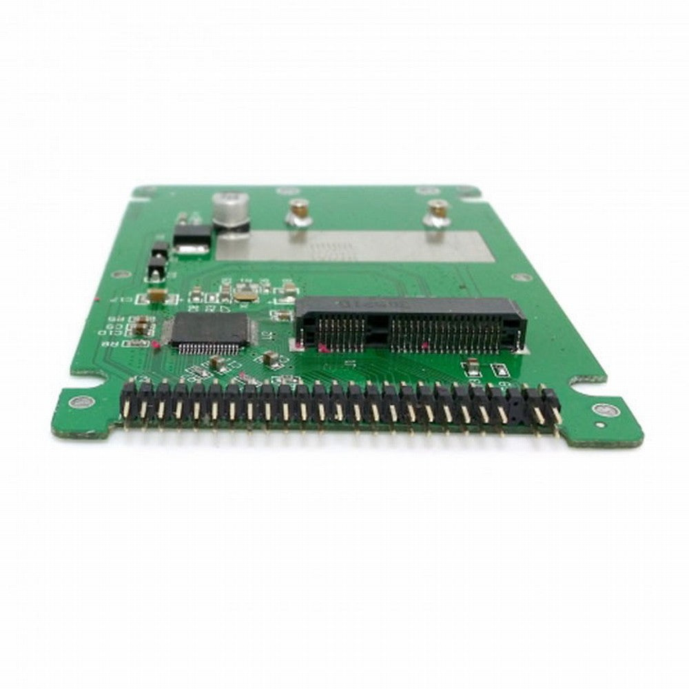 mSATA mini PCI-E SATA SSD to 2.5 inch IDE 44pin Notebook Laptop hard disk case Enclosure White SA-106