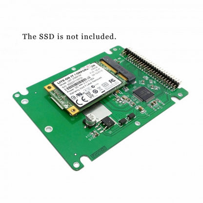 mSATA mini PCI-E SATA SSD to 2.5 inch IDE 44pin Notebook Laptop hard disk case Enclosure White SA-106