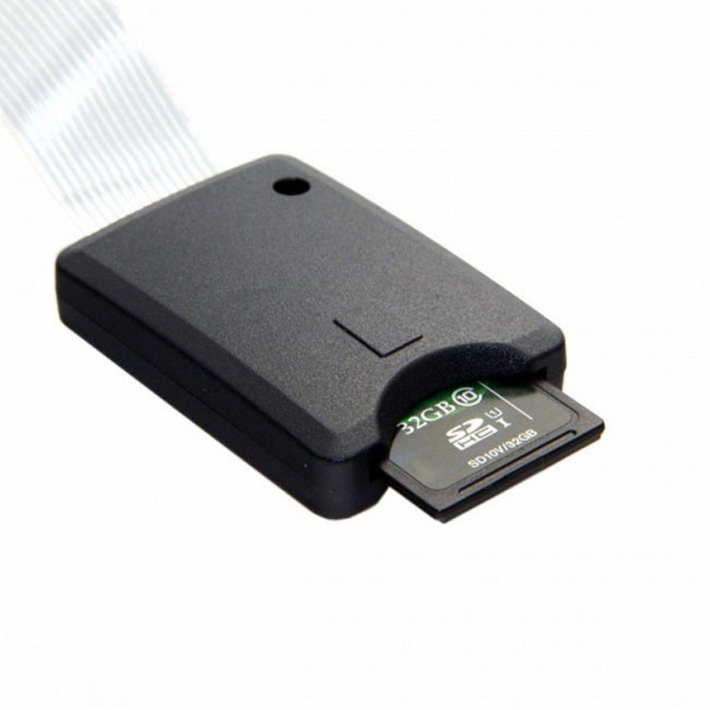 Standard SD SDHC Memory Card Kit Male to SD Female Extension Soft Flat FPC Cable Extender 25cm EP-039