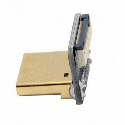 CYFPVHDMI HDMI Type A Male Connector Up Angled 90 Degree for FPV HDTV Multicopter Aerial Photography CN-018-UP