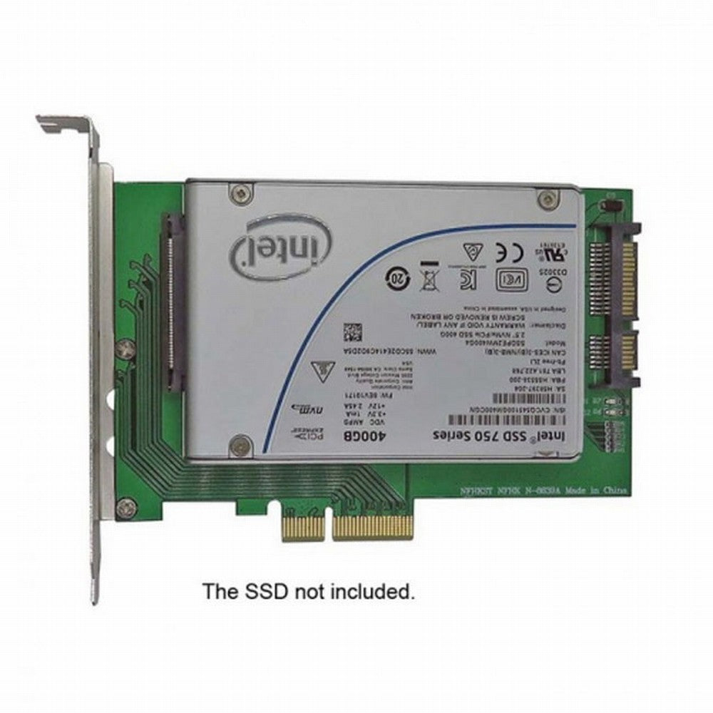 PCI-E 3.0 x4 Lane to U.2 U2 Kit SFF-8639 Host Adapter for Intel Motherboard 750 NVMe PCIe SSD SA-103