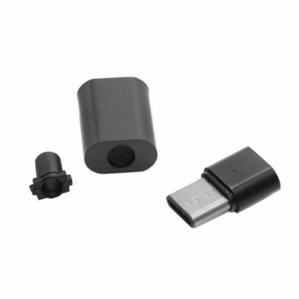 5set DIY 24pin USB 3.1 Type C USB-C Male Plug Connector SMT type with Black Housing Cover UC-050-BK-5PCS