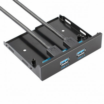 USB 3.0 Dual Port Front Panel to Motherboard 20Pin Connector Cable for PC 3.5" Floppy Bay U3-045