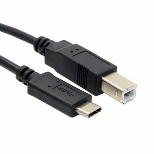 USB-C USB 3.1 Type C Male to USB 2.0 B Type Male Data Cable for Phone Mac Laptop MIDI Printer Scanner UC-005