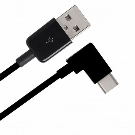 Right Angled Type C USB-C to USB 2.0 Cable 90 Degree Connector for Tablet  Mobile Phone CC-UC-011-BK
