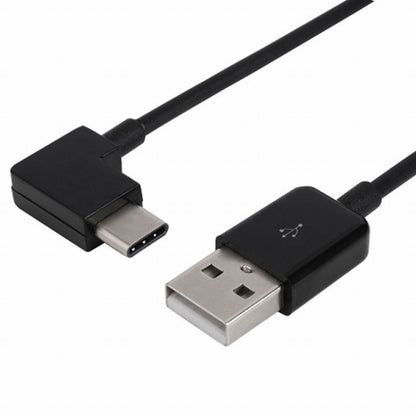 Right Angled Type C USB-C to USB 2.0 Cable 90 Degree Connector for Tablet  Mobile Phone CC-UC-011-BK