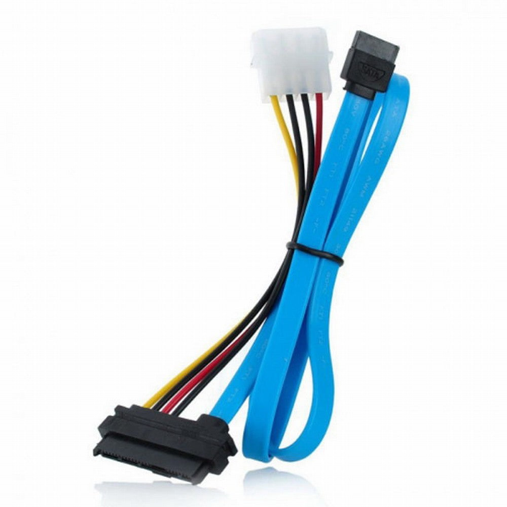 Hard Disk SFF-8482 SAS Cable 29Pin to 1* SATA 7PIN HDD Cable 70cm SF-011