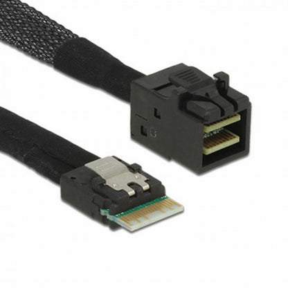 Slim Line SAS 4.0 SFF-8654 4i 38pin Host to HD Mini SAS 4i SFF-8643 36pin Target Cable 50cm SF-098