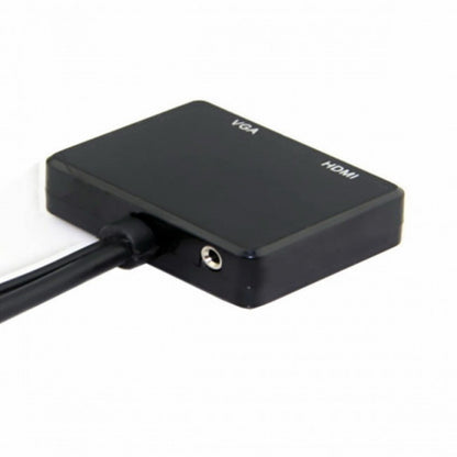 HDMI to VGA HDMI Female Splitter with Audio Video Cable Converter Adapter For HDTV PC Monitor HD-033