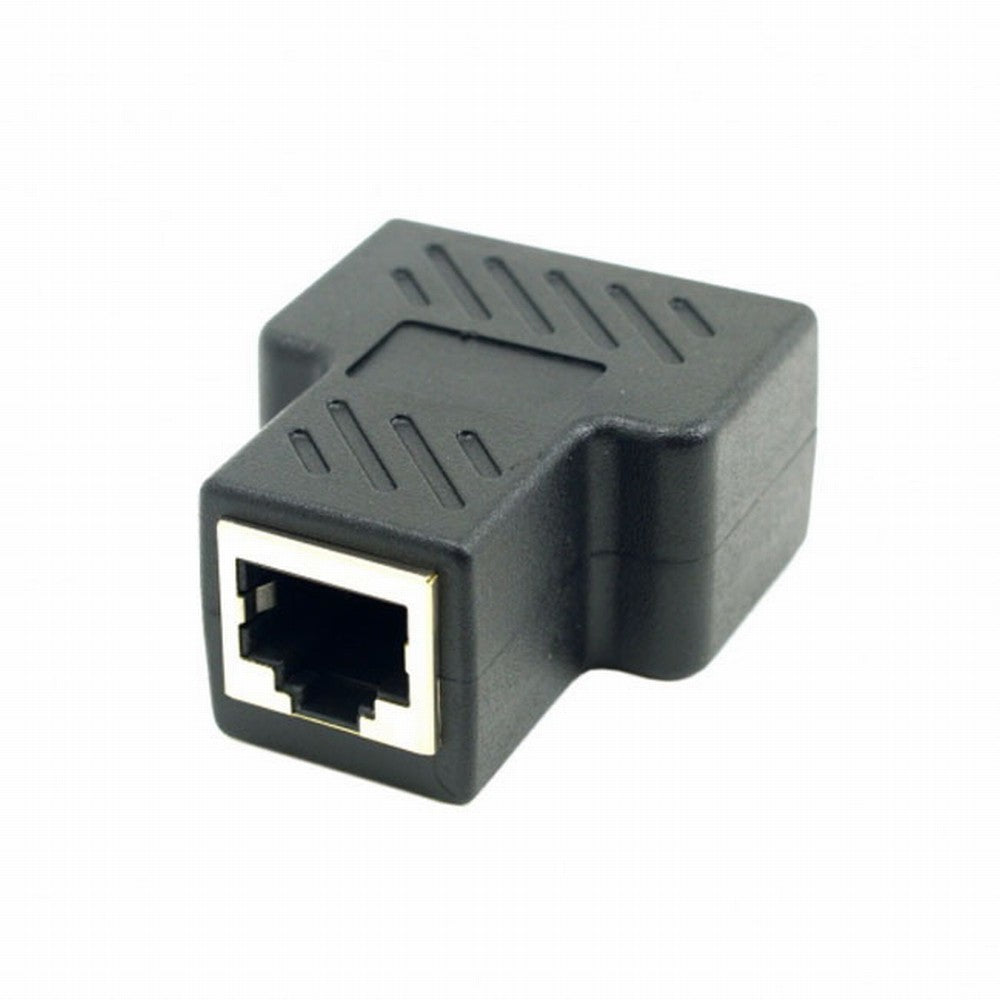 STP UTP Cat6 RJ45 8P8C Plug To Dual RJ45 Splitter Network Ethernet Patch Cord Adapter UT-004