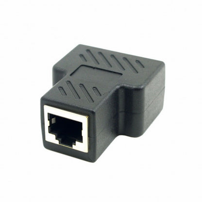 STP UTP Cat6 RJ45 8P8C Plug To Dual RJ45 Splitter Network Ethernet Patch Cord Adapter UT-004