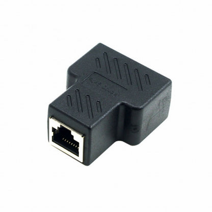 STP UTP Cat6 RJ45 8P8C Plug To Dual RJ45 Splitter Network Ethernet Patch Cord Adapter UT-004