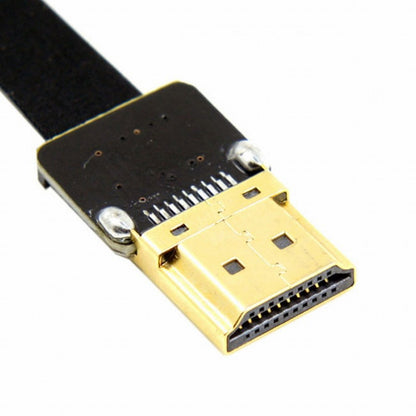 CYFPV FPV HDMI Male to Down Angled 90D HDMI Male HDTV FPC Flat Cable for FPV HDTV Multicopter Aerial Photography CC-HD-198-DN
