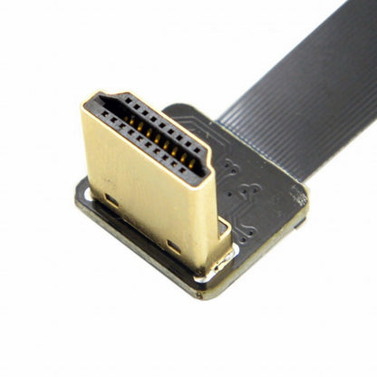 CYFPV FPV HDMI Male to Down Angled 90D HDMI Male HDTV FPC Flat Cable for FPV HDTV Multicopter Aerial Photography CC-HD-198-DN