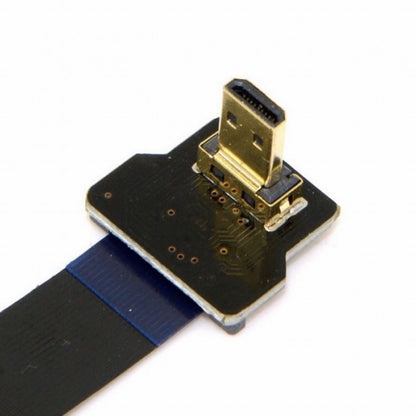 CYFPV 90 Degree Up Angled FPV Micro HDMI Male to HDMI Male Flat Cable 50cm for FPV HDTV Multicopter Aerial Photography CC-HD-194-UP