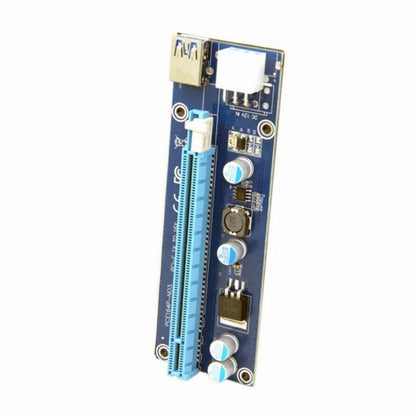 PCI-E 1x to 16x Mining Machine Enhanced Extender Riser Adapter with USB 3.0 6Pin Power Cable EP-037