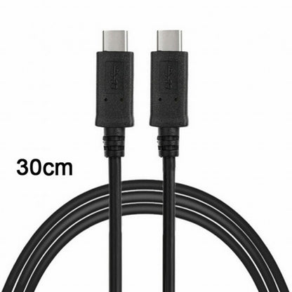 USB-C USB 3.1 Type C Male Connector to Male Data Video Cable for Tablet Phone 65W Disk Drive UC-198-BK