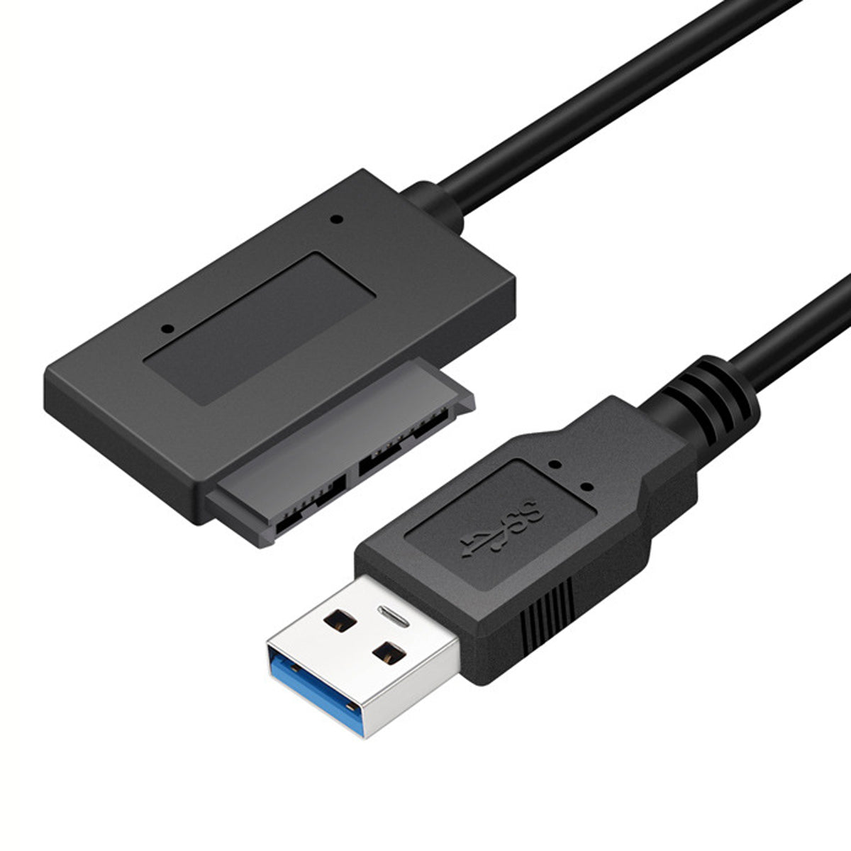 USB 3.0 to 7+6 13pin Slimline Sata Adapter Cable for Laptop Cd DVD Rom Optical Drive U3-064