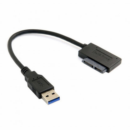 USB 3.0 to 7+6 13pin Slimline Sata Adapter Cable for Laptop Cd DVD Rom Optical Drive U3-064
