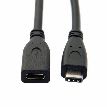 USB-C USB 3.1 Type C Male to Female Extension Data Cable for Macbook Tablet Mobile Phone 20cm UC-218-BK-0.2M