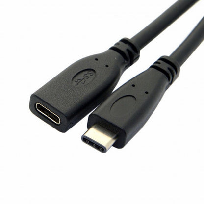 USB-C USB 3.1 Type C Male to Female Extension Data Cable for Macbook Tablet Mobile Phone 20cm UC-218-BK-0.2M
