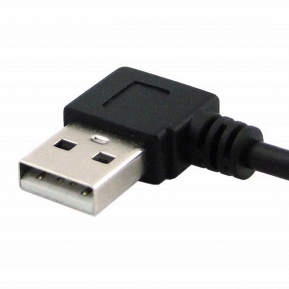 90D Left Angled Type USB 2.0 A Male to USB Female M/F Extension Cable CC-U2-002-LE