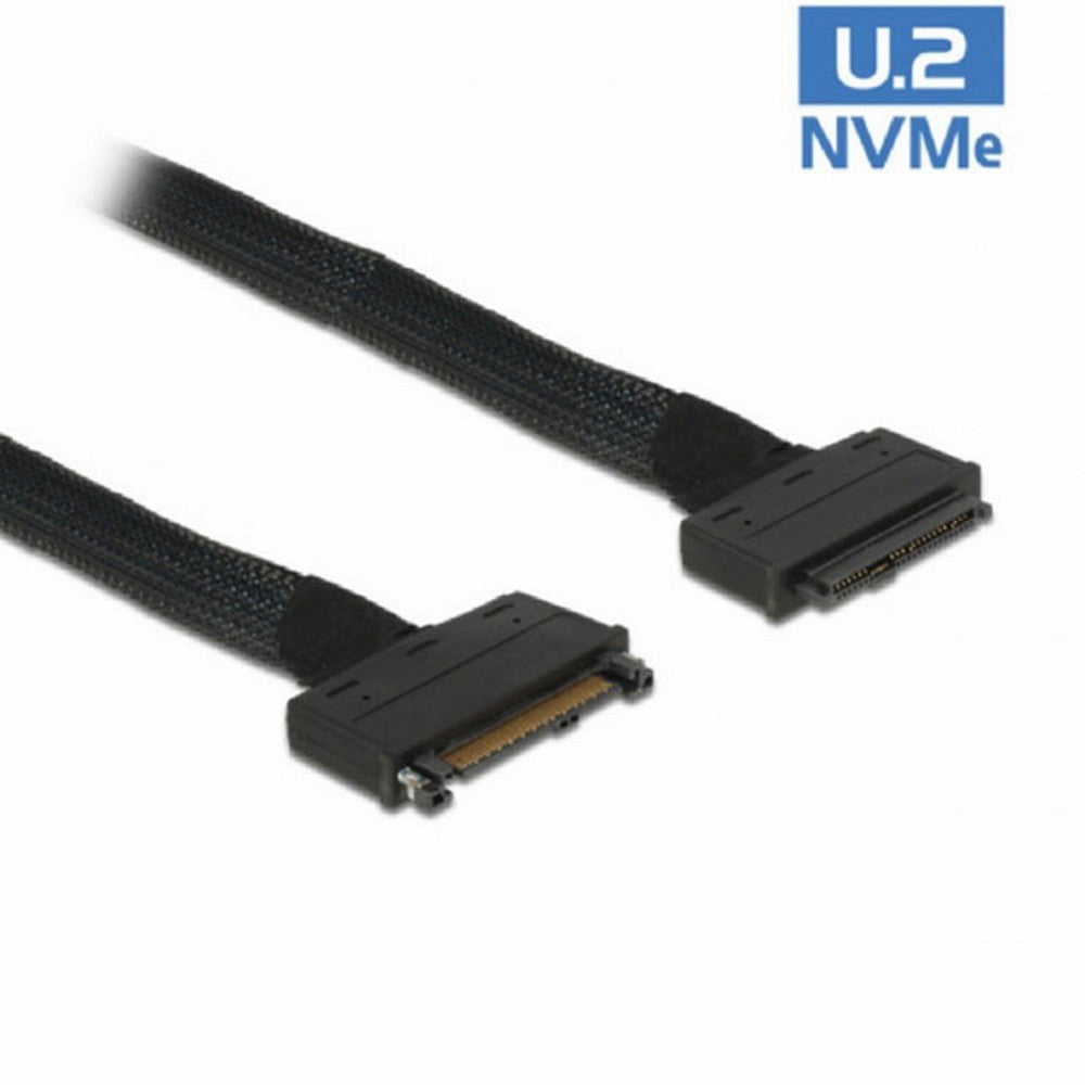 U.2 U2 SFF-8639 NVME PCIe SSD Cable Male to Female Extension 50cm 68pin SF-105