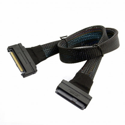 U.2 U2 SFF-8639 NVME PCIe SSD Cable Male to Female Extension 50cm 68pin SF-105
