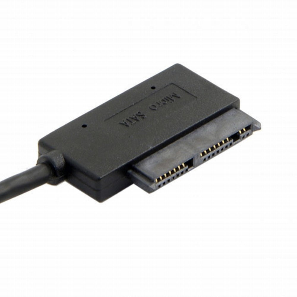 USB 3.0 to Micro SATA 7+9 16 Pin 1.8" 90 Degree Angled Hard Disk Driver SSD Adapter Cable 10cm U3-068
