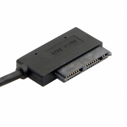USB 3.0 to Micro SATA 7+9 16 Pin 1.8" 90 Degree Angled Hard Disk Driver SSD Adapter Cable 10cm U3-068