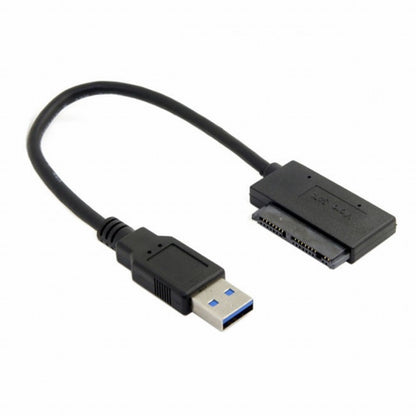 USB 3.0 to Micro SATA 7+9 16 Pin 1.8" 90 Degree Angled Hard Disk Driver SSD Adapter Cable 10cm U3-068