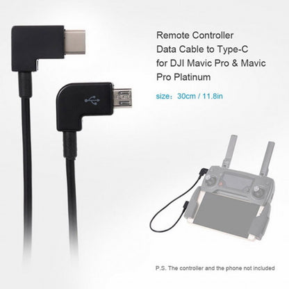 Remote Controller Data Cable Type-C to Micro USB for DJI Mavic Pro Platinum Mavic Pro RC Accessories UC-055
