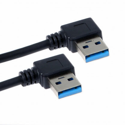 USB 3.0 Type-A 90 Degree Right Angled to Right Angled Data Cable for Hard Disk Computer U3-031-RI