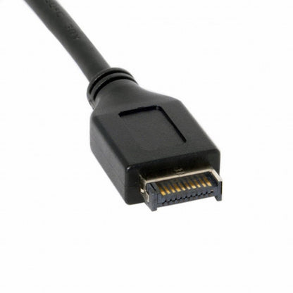 USB 3.1 Front Panel Header to USB 3.0 Type-A Female Extension Cable 50cm Panel Mount Type UC-060