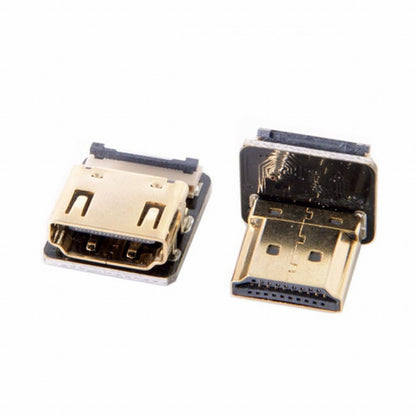 CYFPV Down Angled 90 Degree HDMI Male to Female FPC Flat Cable for HDTV Multicopter Aerial Photography CC-HD-216-DN
