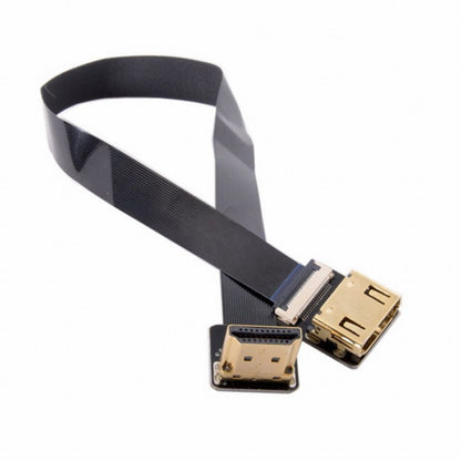 CYFPV Up Angled 90 Degree HDMI Male to Female FPC Flat Cable for HDTV Multicopter Aerial Photography CC-HD-216-UP