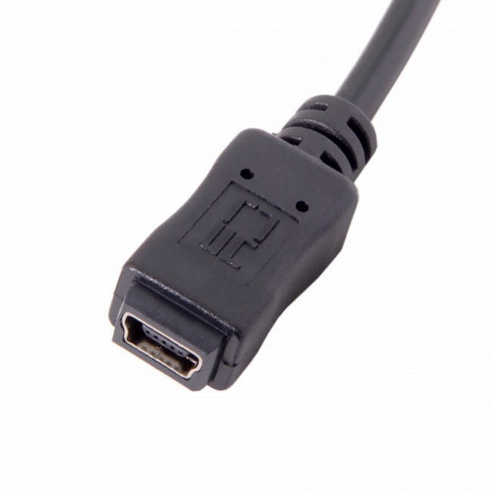 GPS Mini USB 5P 90D Down Direction Angled Male to 5p Female Extension Cable 0.2M U2-049-DN