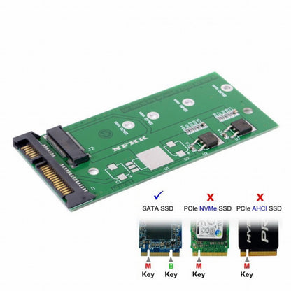 USB 3.0 to SATA 2.5" Hard Disk to M.2 NGFF B/M-Key 2 Lane SSD for E431 E531 X240 Y410P Y510 U3-067+SA-123