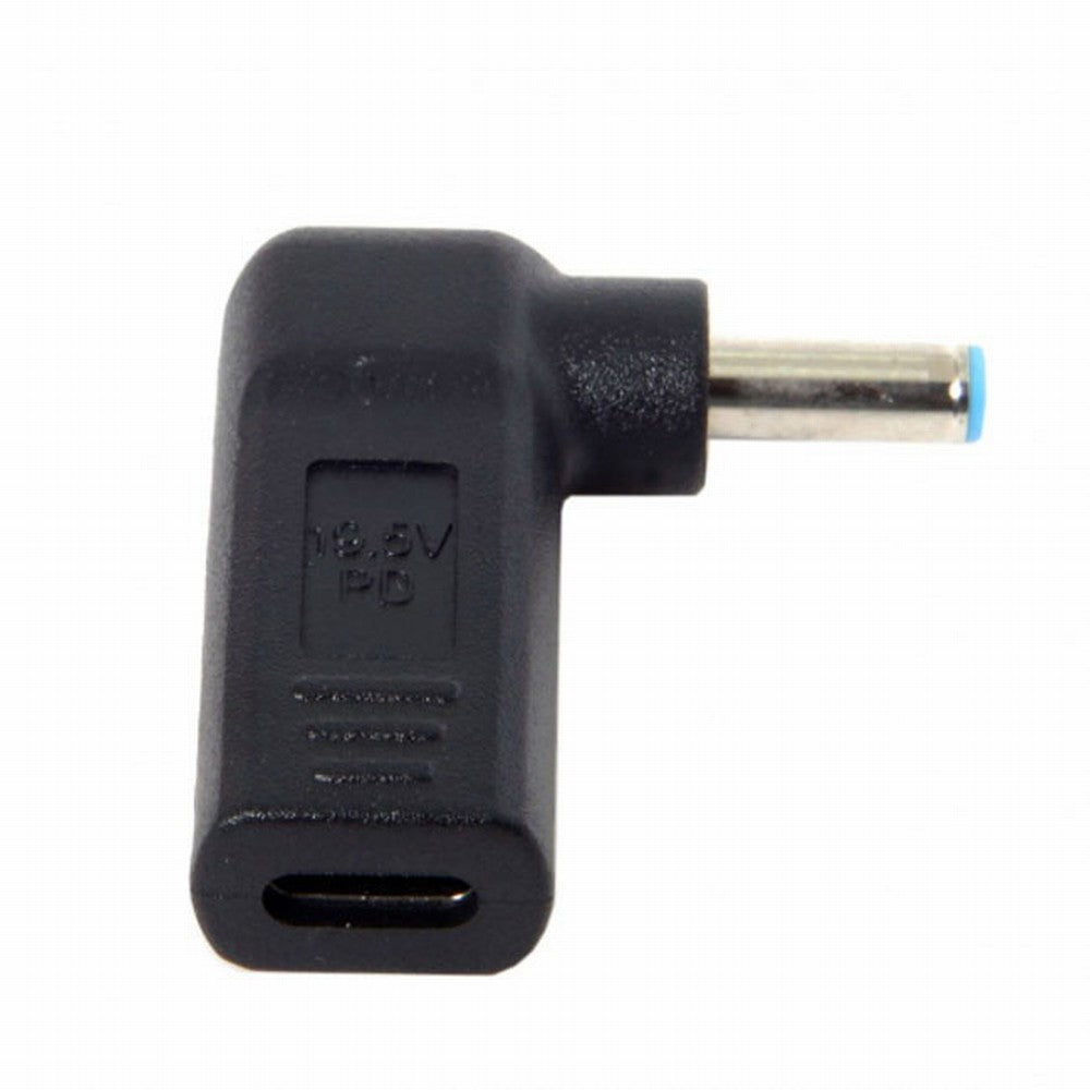 USB 3.1 Type C USB-C to DC 4.5*3.0mm HP Adapter PD Emulator Trigger 90 Degree Angled UC-112-4530HP
